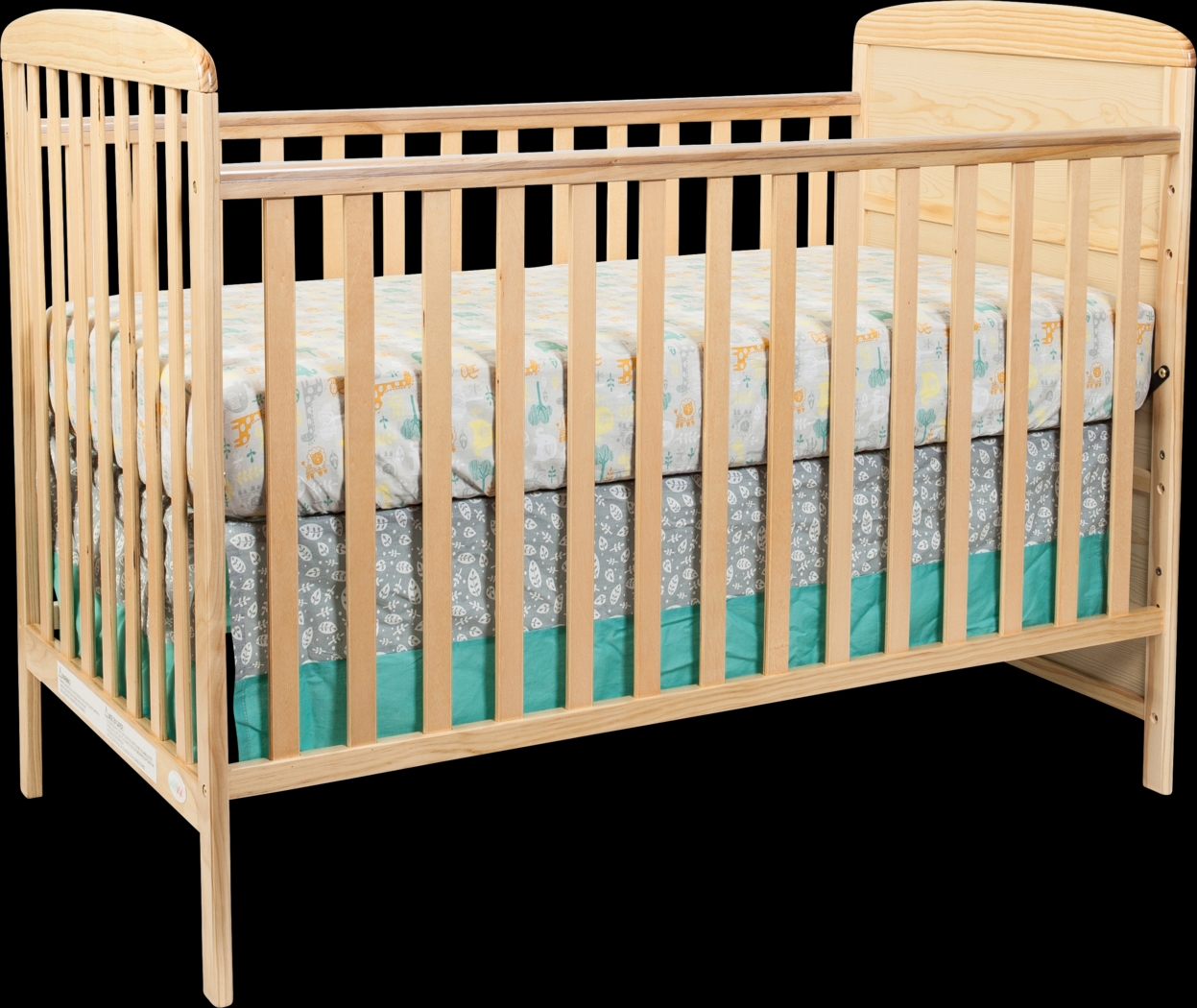 Kids Julian Park Natural Crib and Changer - Thumbnail - Image 9