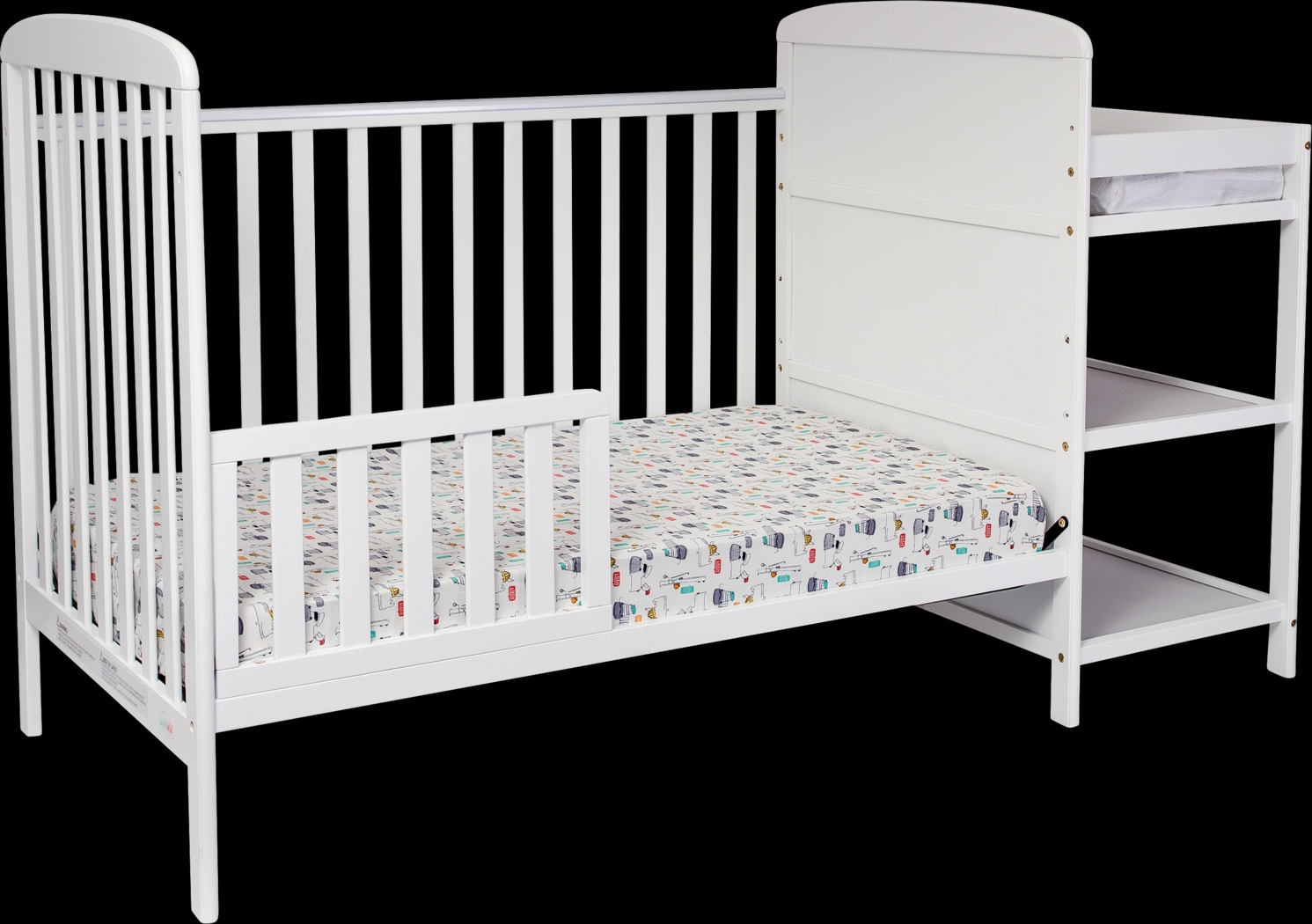 Kids Julian Park White Crib and Changer - Thumbnail - Image 5