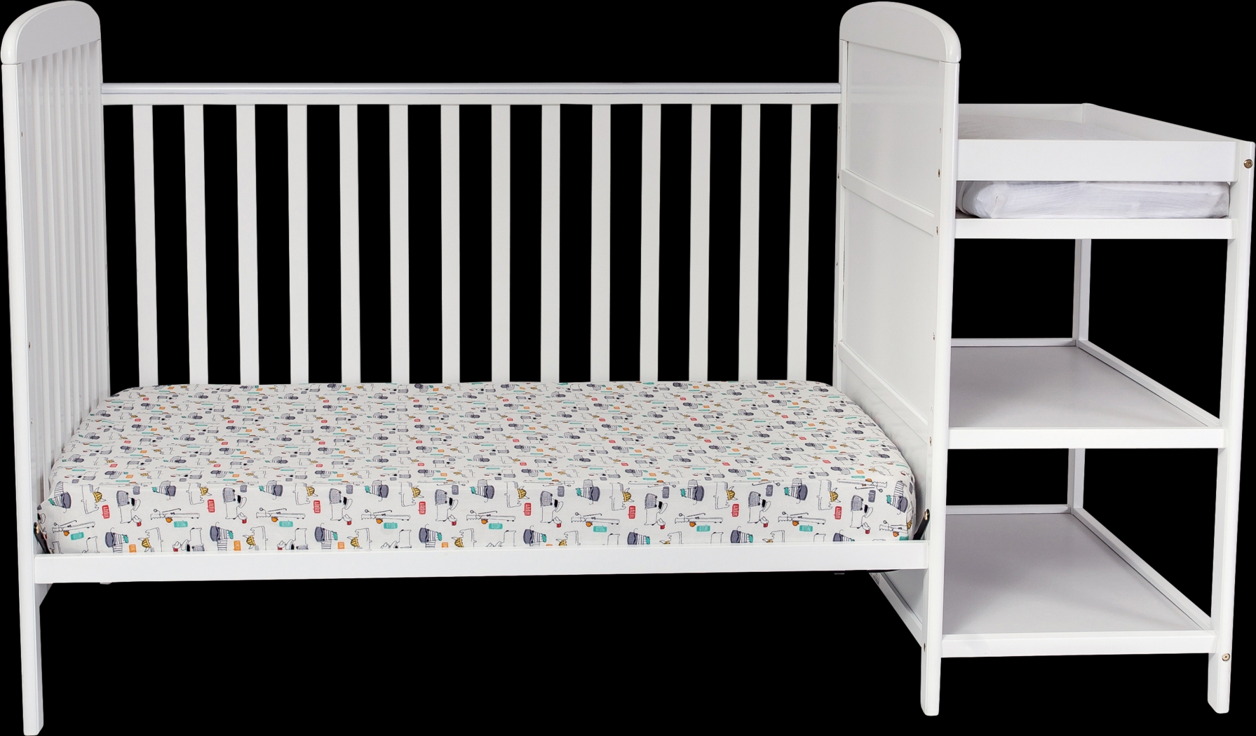 Kids Julian Park White Crib and Changer - Thumbnail - Image 8