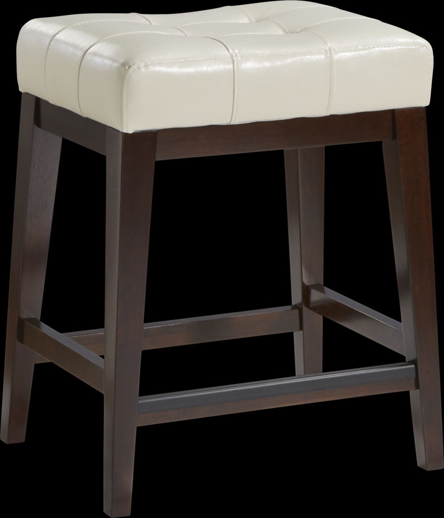 Julian Place Vanilla Kyoto Stool - Thumbnail - Image 1