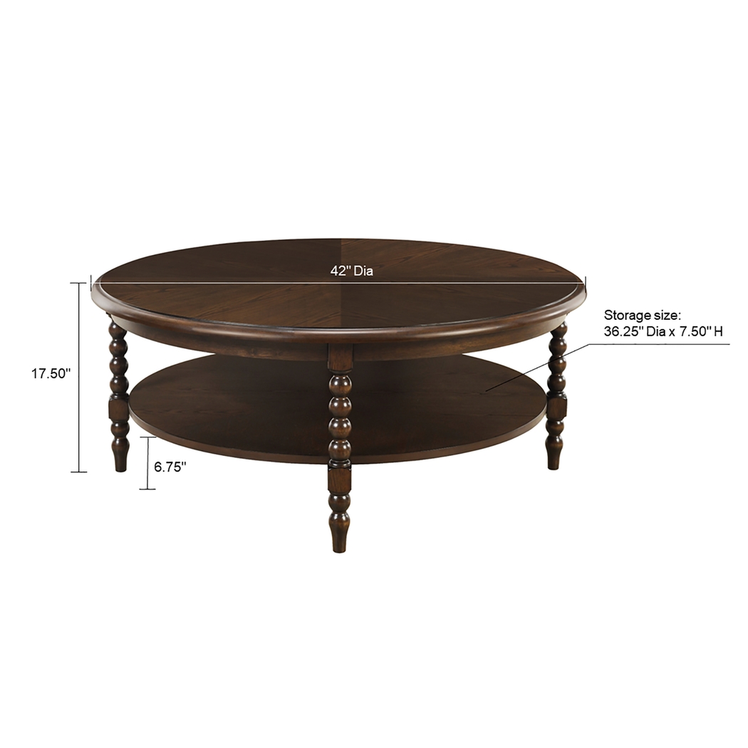 Julianas Brown Cocktail Table - Thumbnail - Image 9