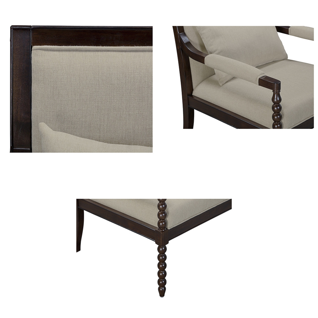 Julianas Taupe Accent Chair - Thumbnail - Image 8