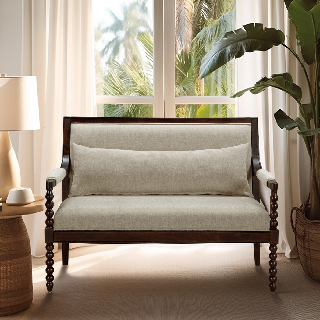 Julianas Taupe Settee - Thumbnail - Image 2