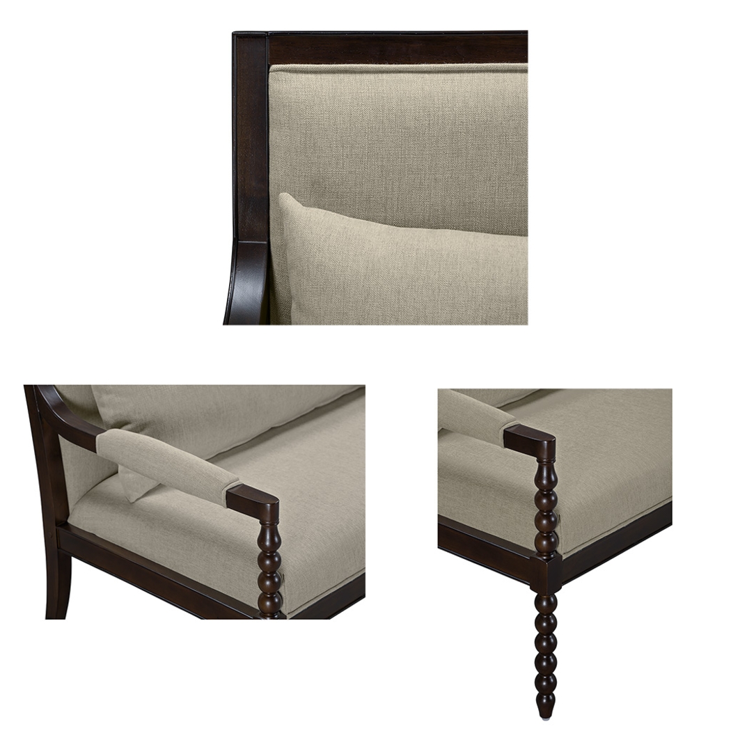 Julianas Taupe Settee - Thumbnail - Image 8