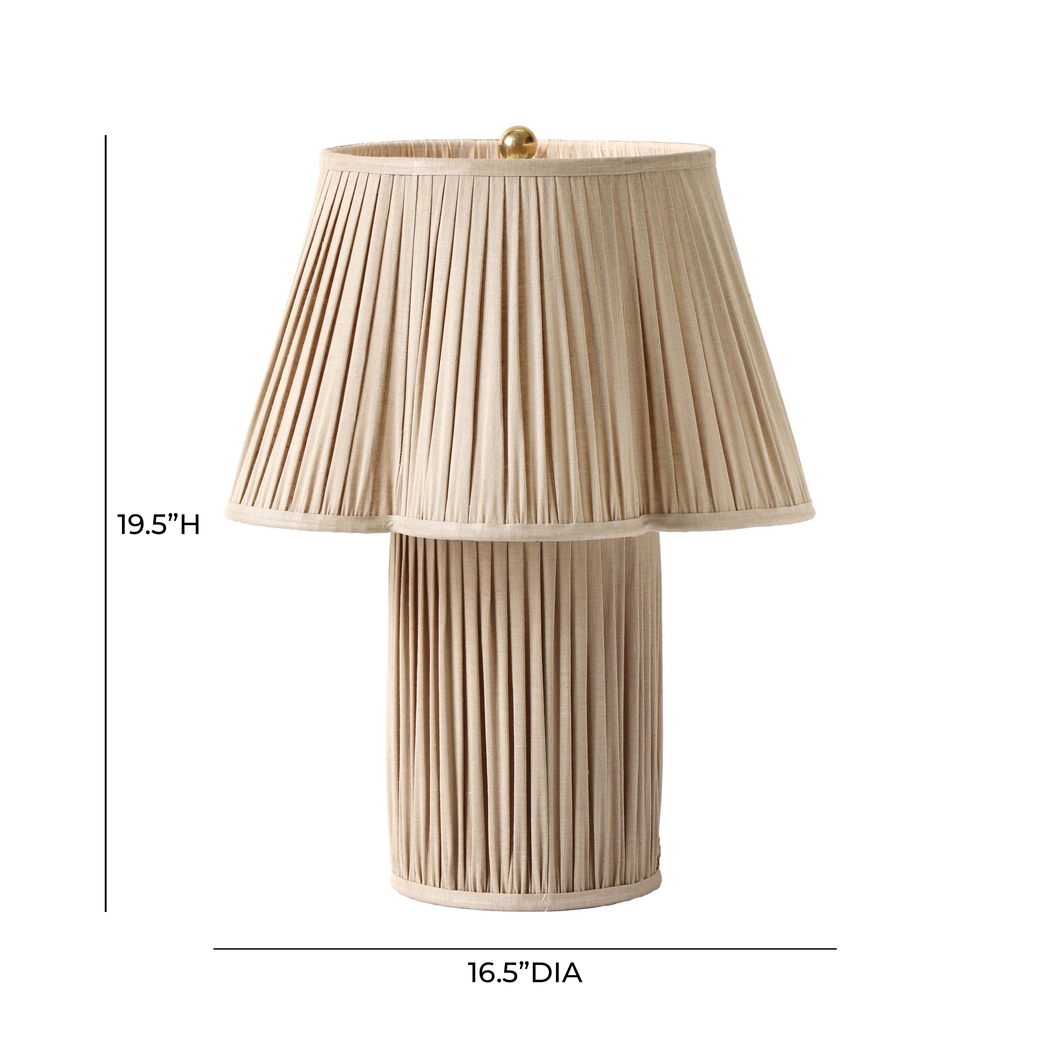 Julie Isle Beige Lamp - Thumbnail - Image 3
