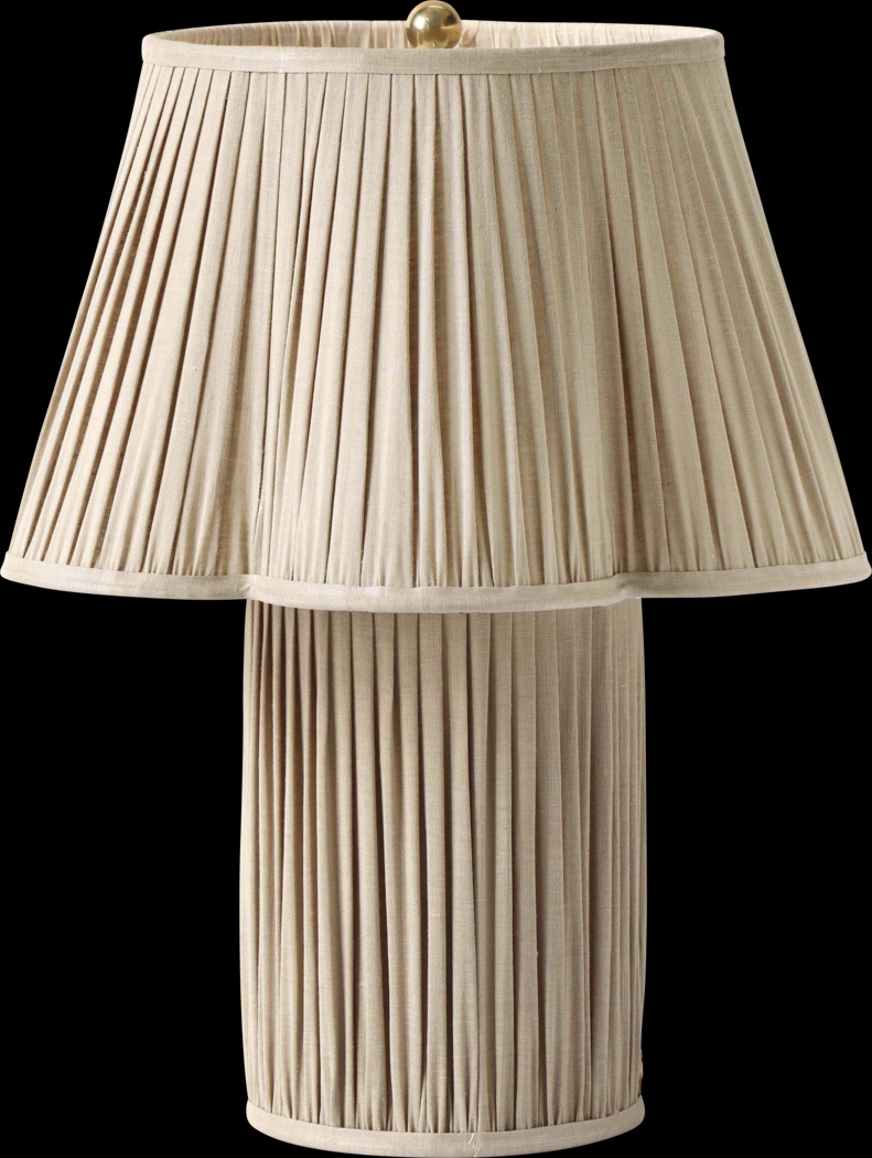 Julie Isle Beige Lamp - Thumbnail - Image 1