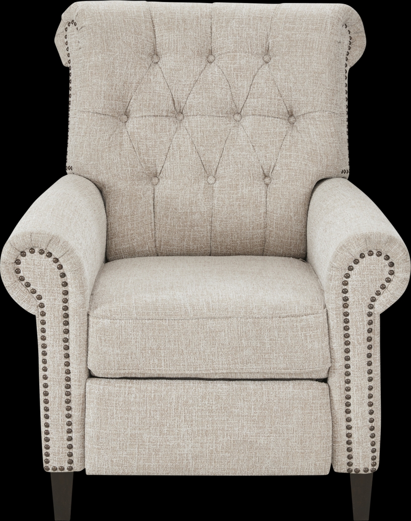 Julieanna Cream Pushback Recliner - Thumbnail - Image 3
