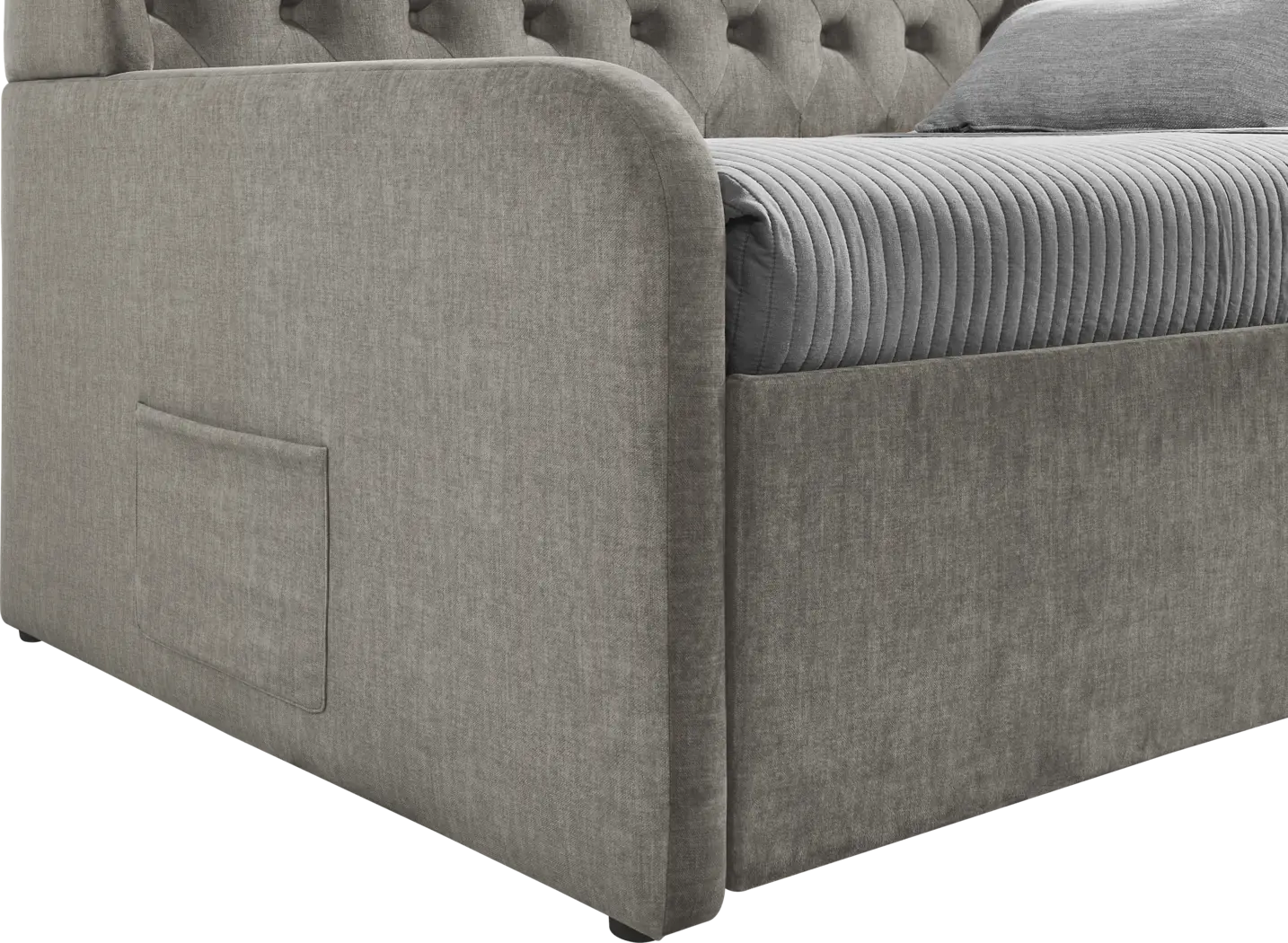 Juliet Gray 4 Pc Daybed with Trundle - Image 5
