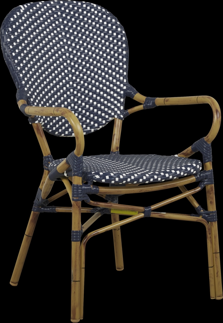 Juliette Blue 3 Pc Outdoor Dining Set - Thumbnail - Image 3