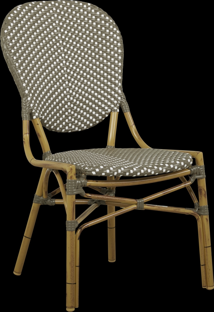 Juliette Gray 3 Pc Outdoor Dining Set - Thumbnail - Image 3