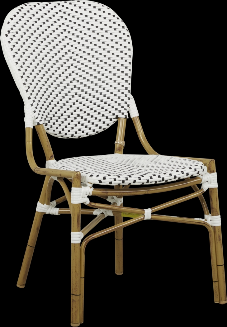 Juliette White 5 Pc Outdoor Dining Set - Thumbnail - Image 3