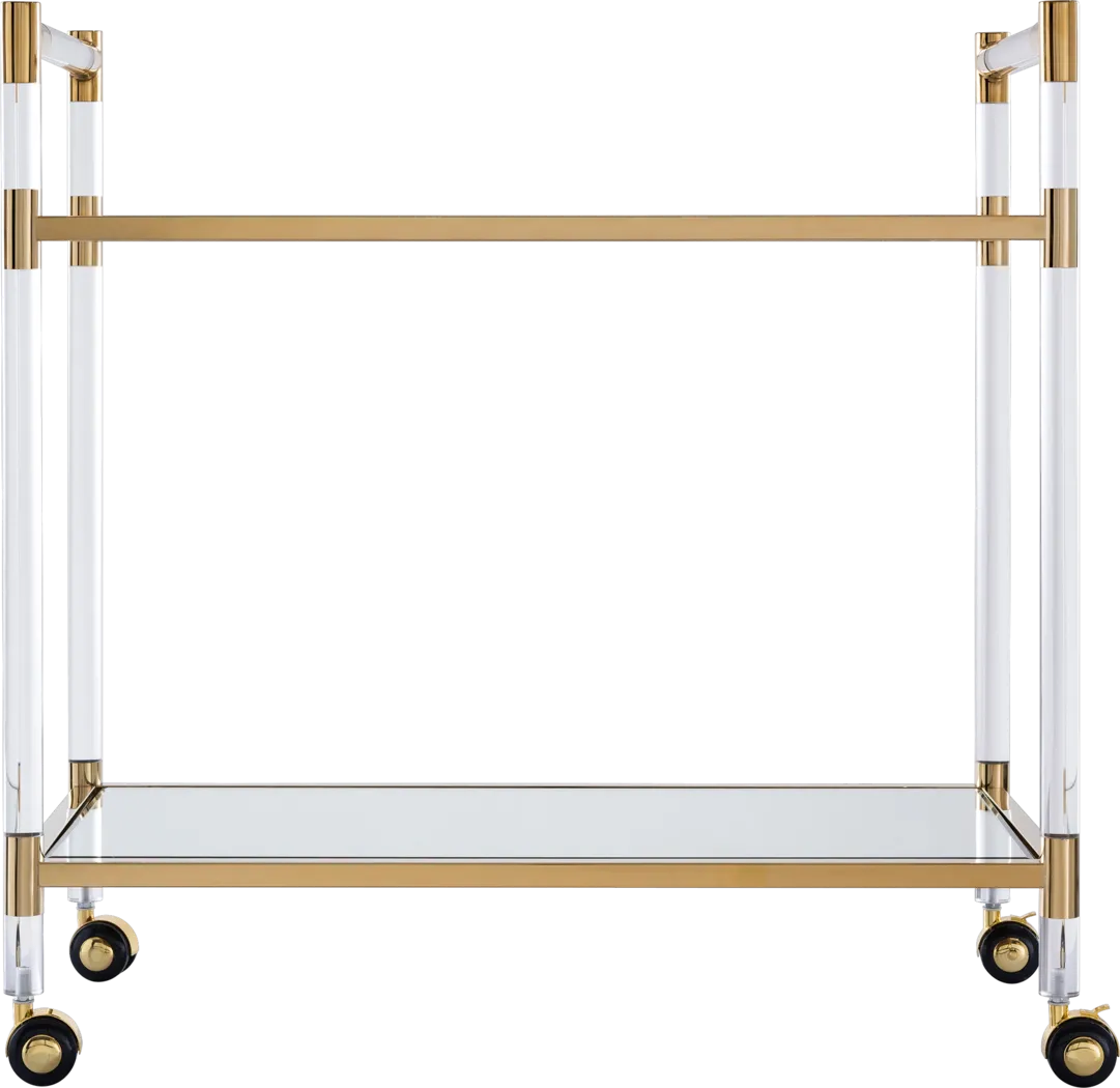 Julow Gold Bar Cart - Thumbnail - Image 3