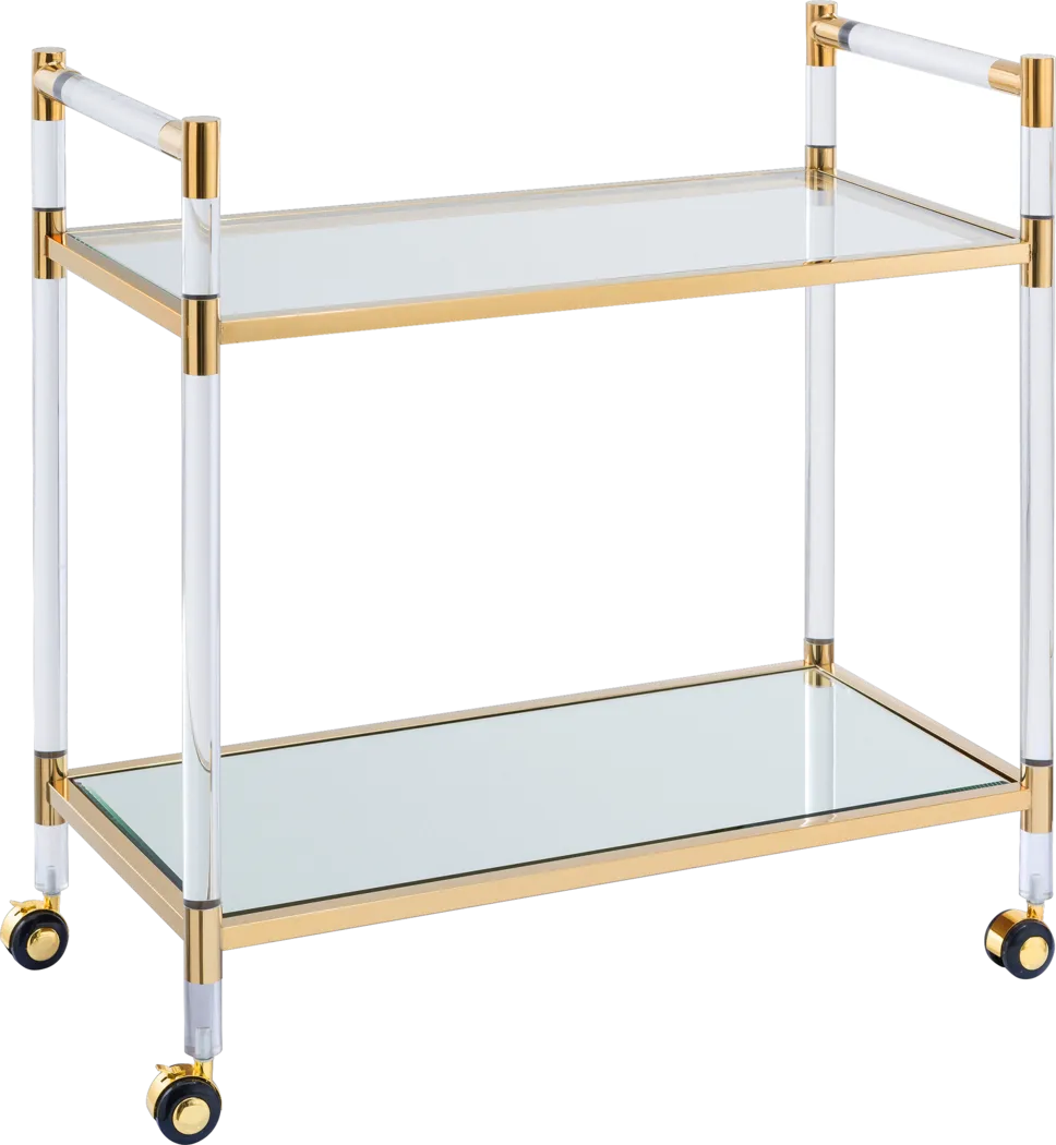 Julow Gold Bar Cart - Thumbnail - Image 1