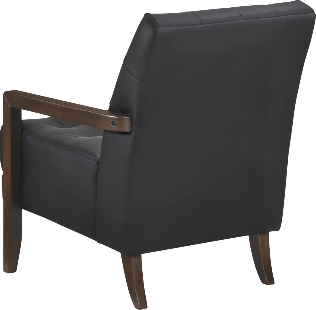 Julyen Black Accent Chair - Thumbnail - Image 4