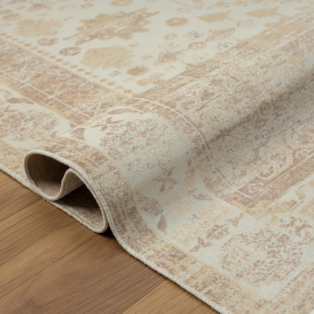 Jumu Beige 5'3 x 7' Rug - Thumbnail - Image 5