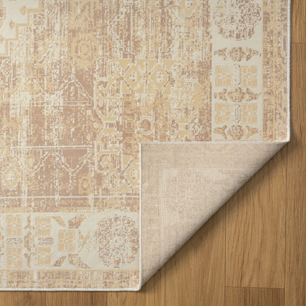 Jumu Beige 5'3 x 7' Rug - Thumbnail - Image 6