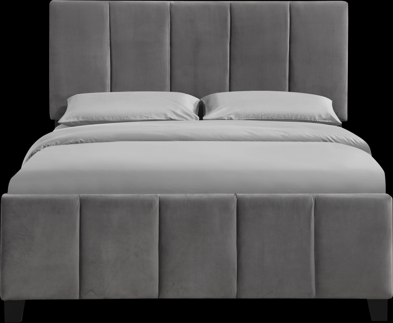 Junewood Gray Queen Bed - Thumbnail - Image 5