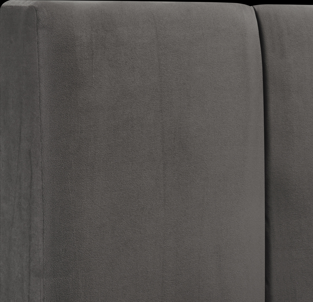 Junewood Gray Queen Bed - Thumbnail - Image 6