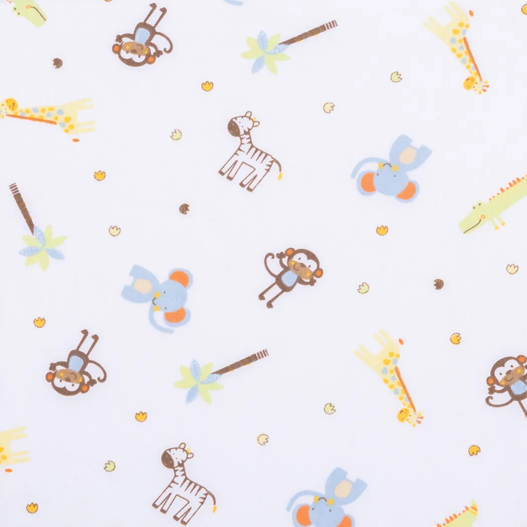 Jungle Whimsey Gray 6 Pc Baby Bedding Set - Thumbnail - Image 6