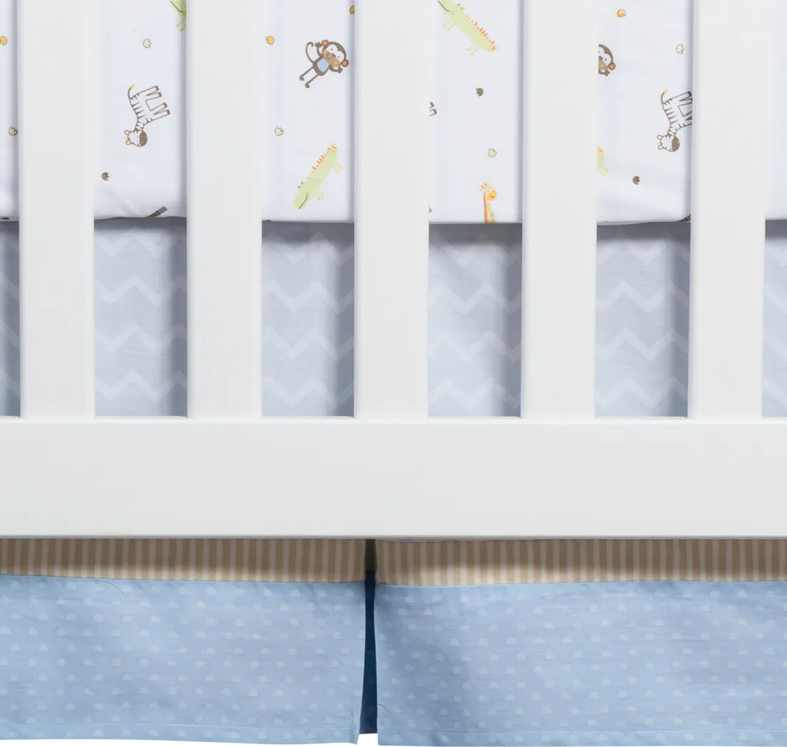 Jungle Whimsey Gray 6 Pc Baby Bedding Set - Thumbnail - Image 9