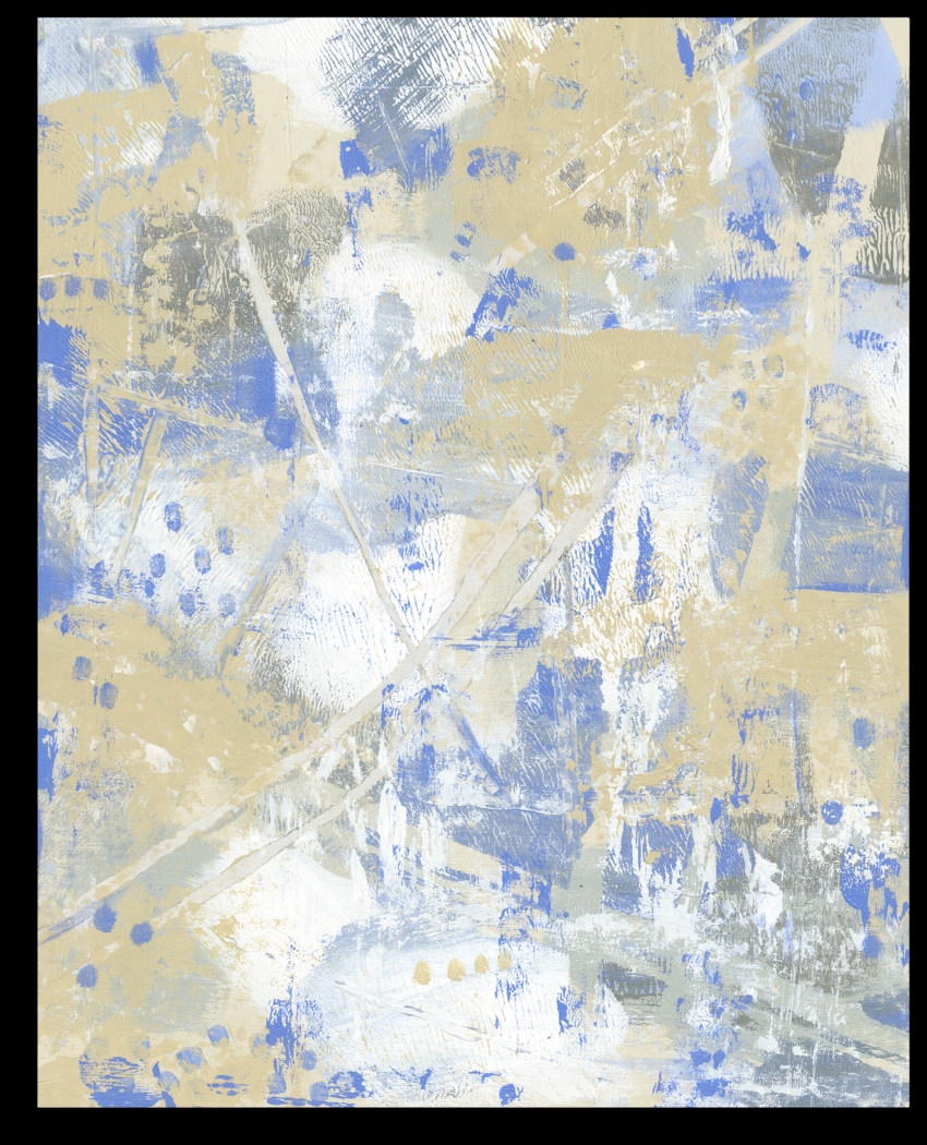 Jupiter's Surface Blue Artwork - Thumbnail - Image 1