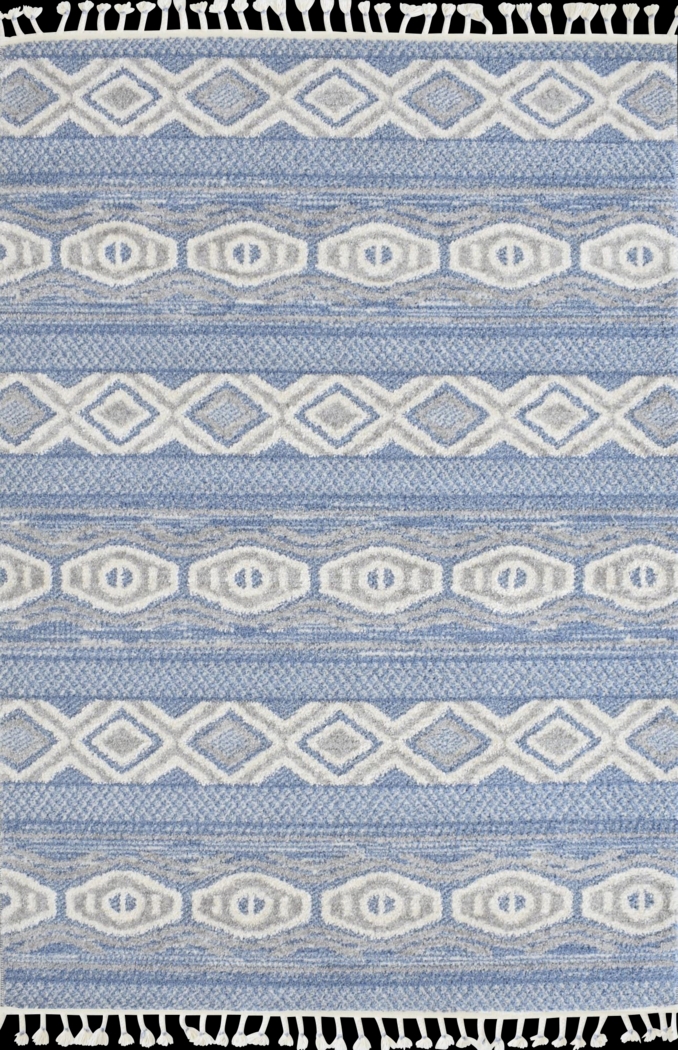 Jushou Blue 5' x 7' Rug - Thumbnail - Image 1