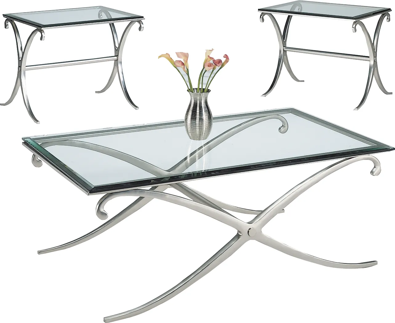 Justine 3 Pc Table Set - Thumbnail - Image 1