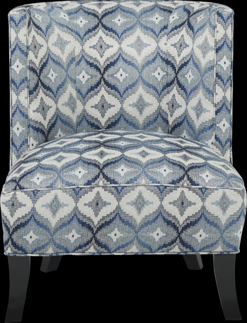Justine Denim Accent Chair - Thumbnail - Image 2