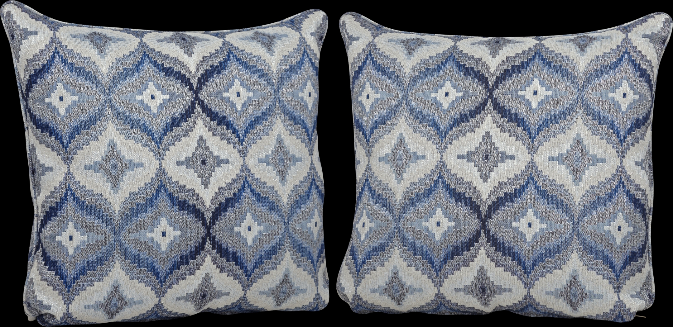 Justine Denim Accent Pillows (Set of 2) - Thumbnail - Image 1