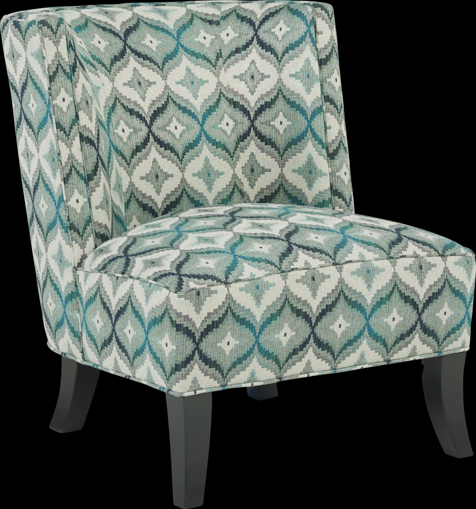 Justine Emerald Accent Chair - Thumbnail - Image 1