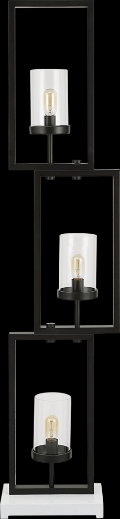 Justison Cave Black Floor Lamp - Thumbnail - Image 5