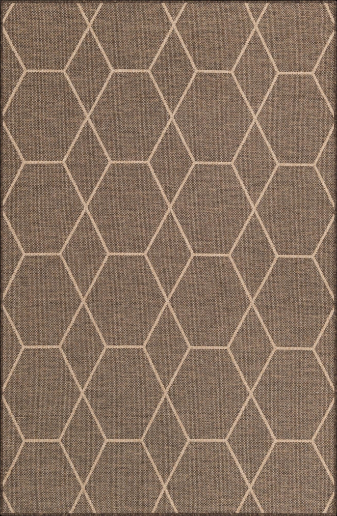 Jutta Brown 5'5 x 8' Rug - Thumbnail - Image 1