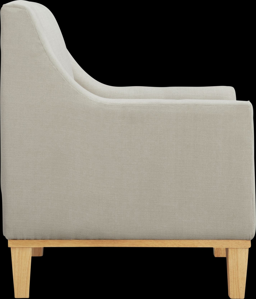Kaali Beige Accent Chair - Thumbnail - Image 3