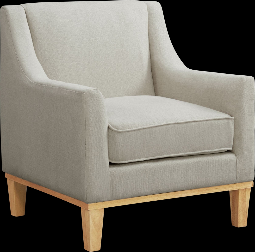 Kaali Beige Accent Chair - Thumbnail - Image 1