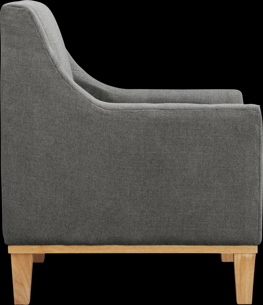 Kaali Charcoal Accent Chair - Thumbnail - Image 3