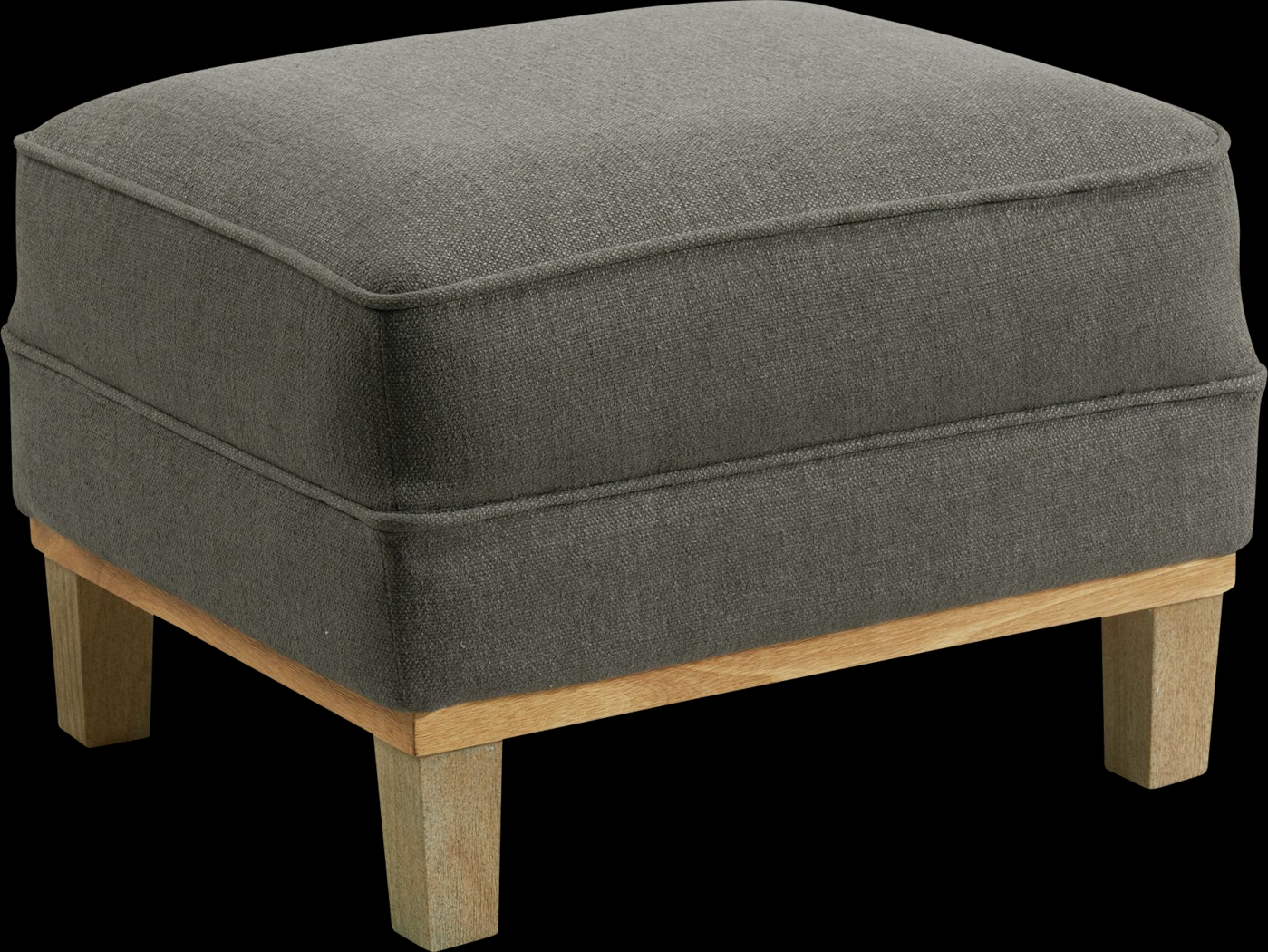 Kaali Charcoal Ottoman - Thumbnail - Image 1