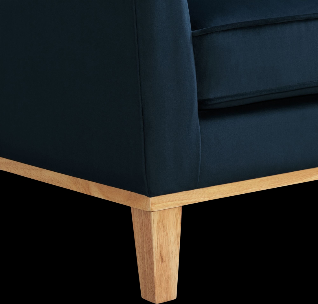Kaali Dark Blue Accent Chair - Thumbnail - Image 6