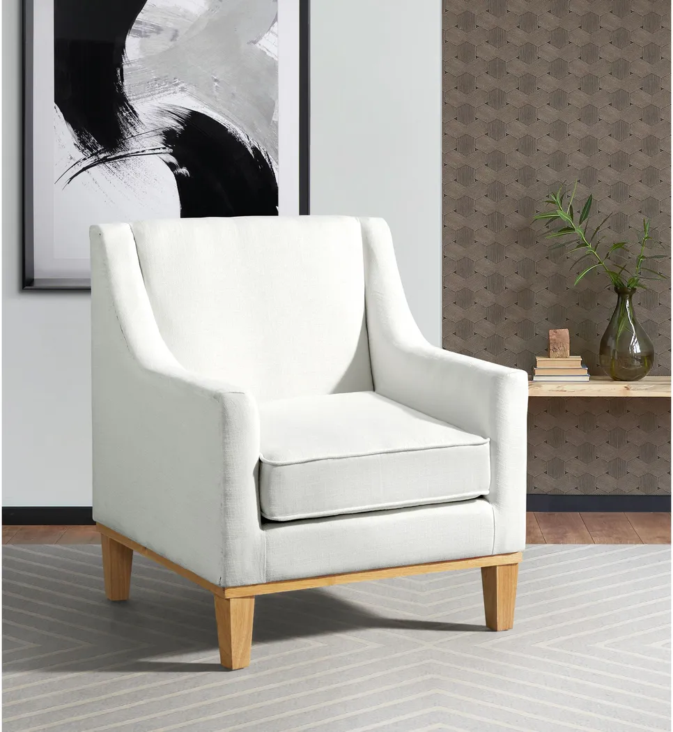 Kaali Ivory Accent Chair - Thumbnail - Image 7