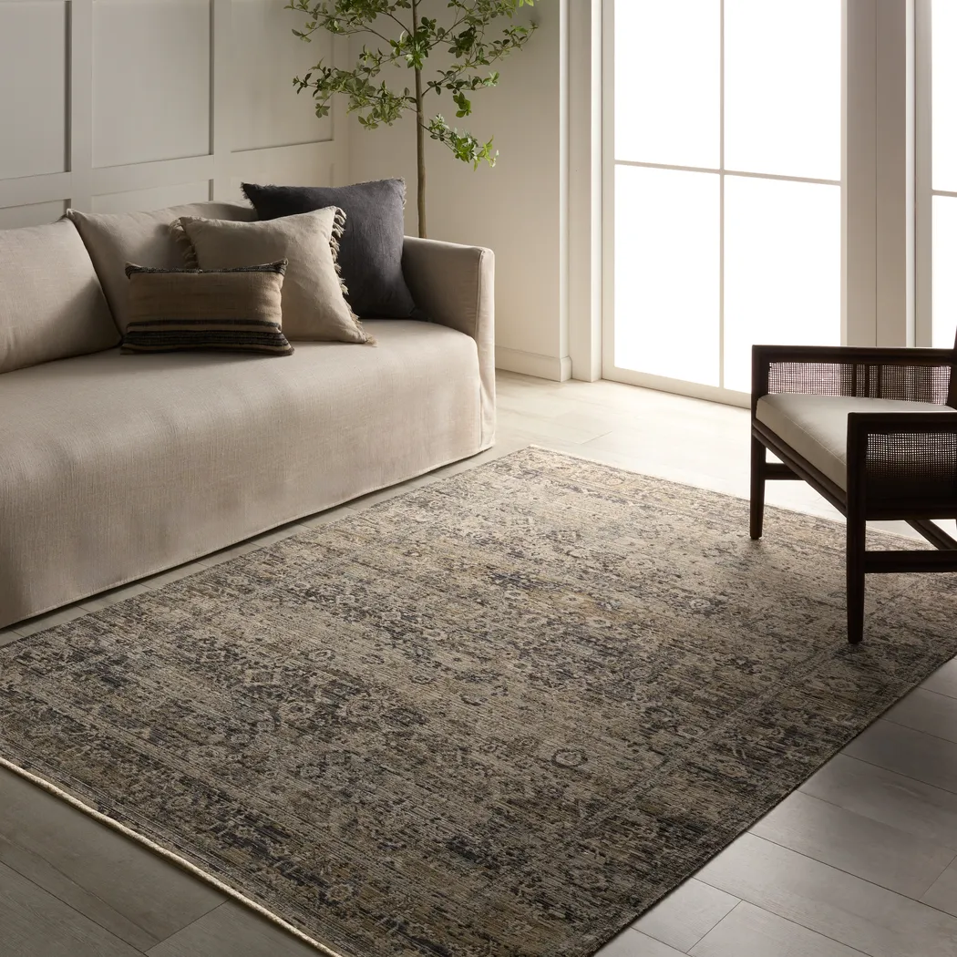 Kabeda Khaki 5' x 7'10 Indoor/Outdoor Rug - Thumbnail - Image 2