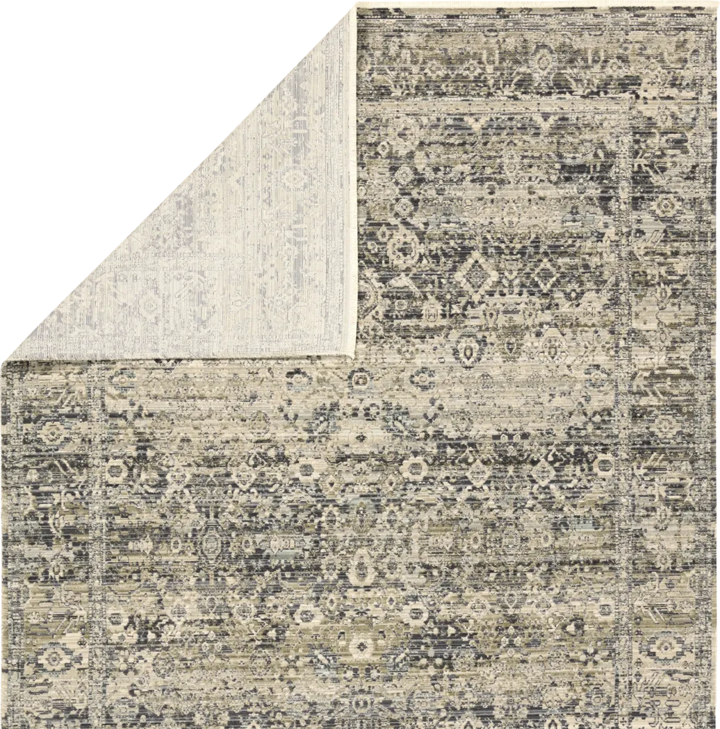 Kabeda Khaki 7'6 x 9'7 Indoor/Outdoor Rug - Image 2