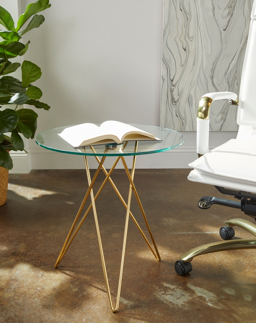 Kabee Clear End Table - Thumbnail - Image 2