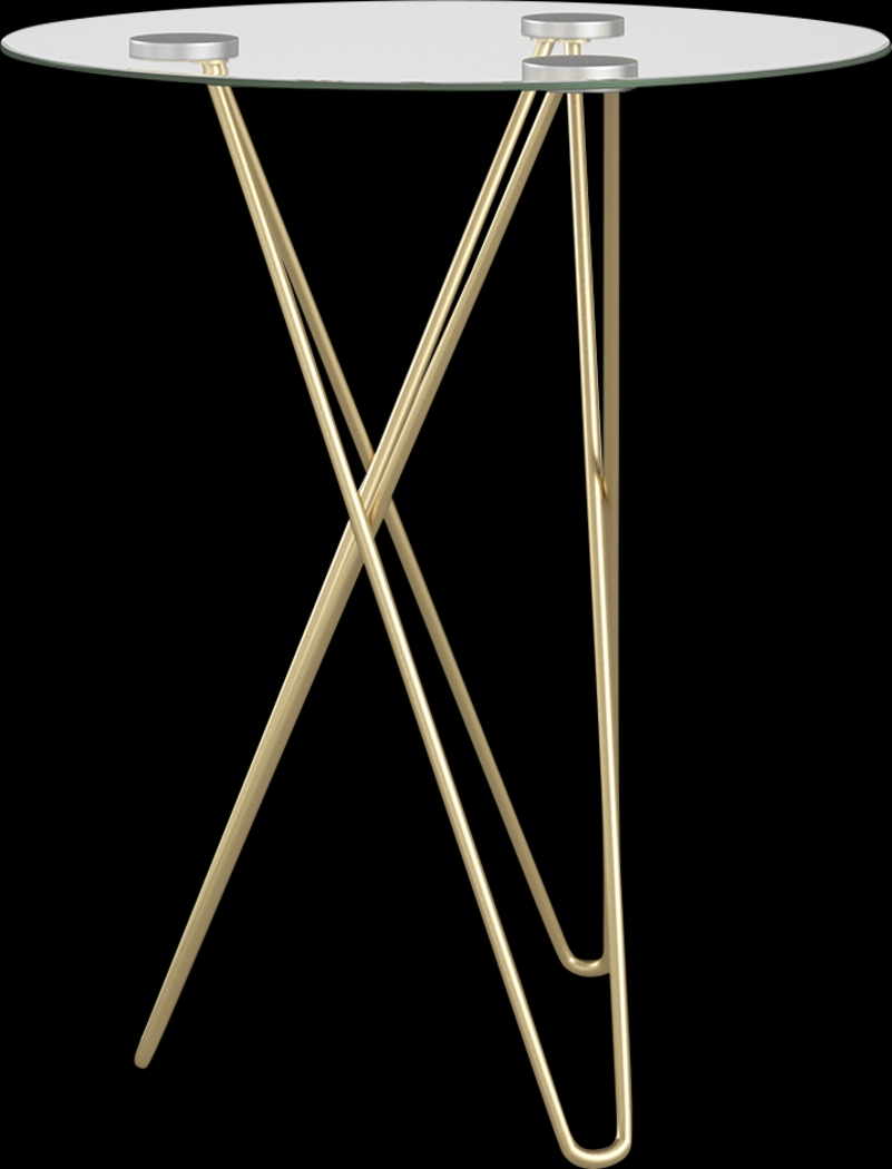 Kabee Clear End Table - Thumbnail - Image 1