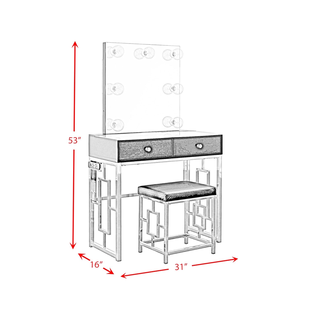 Kabir Chrome Vanity Set - Thumbnail - Image 6
