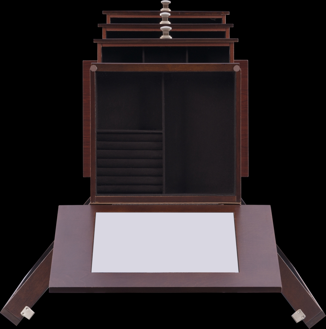 Kabrawa Brown Jewelry Armoire - Thumbnail - Image 11