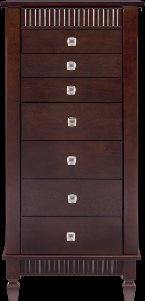 Kabrawa Brown Jewelry Armoire - Thumbnail - Image 4