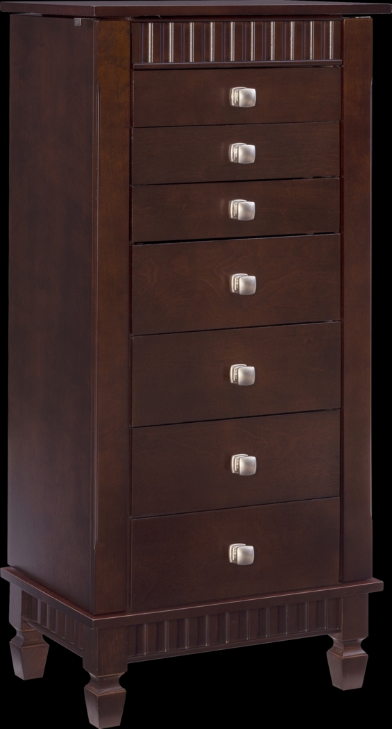 Kabrawa Brown Jewelry Armoire - Thumbnail - Image 1