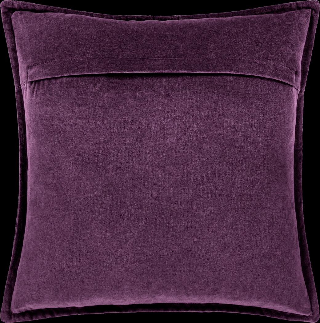 Kaden I Dark Purple Accent Pillow - Thumbnail - Image 3