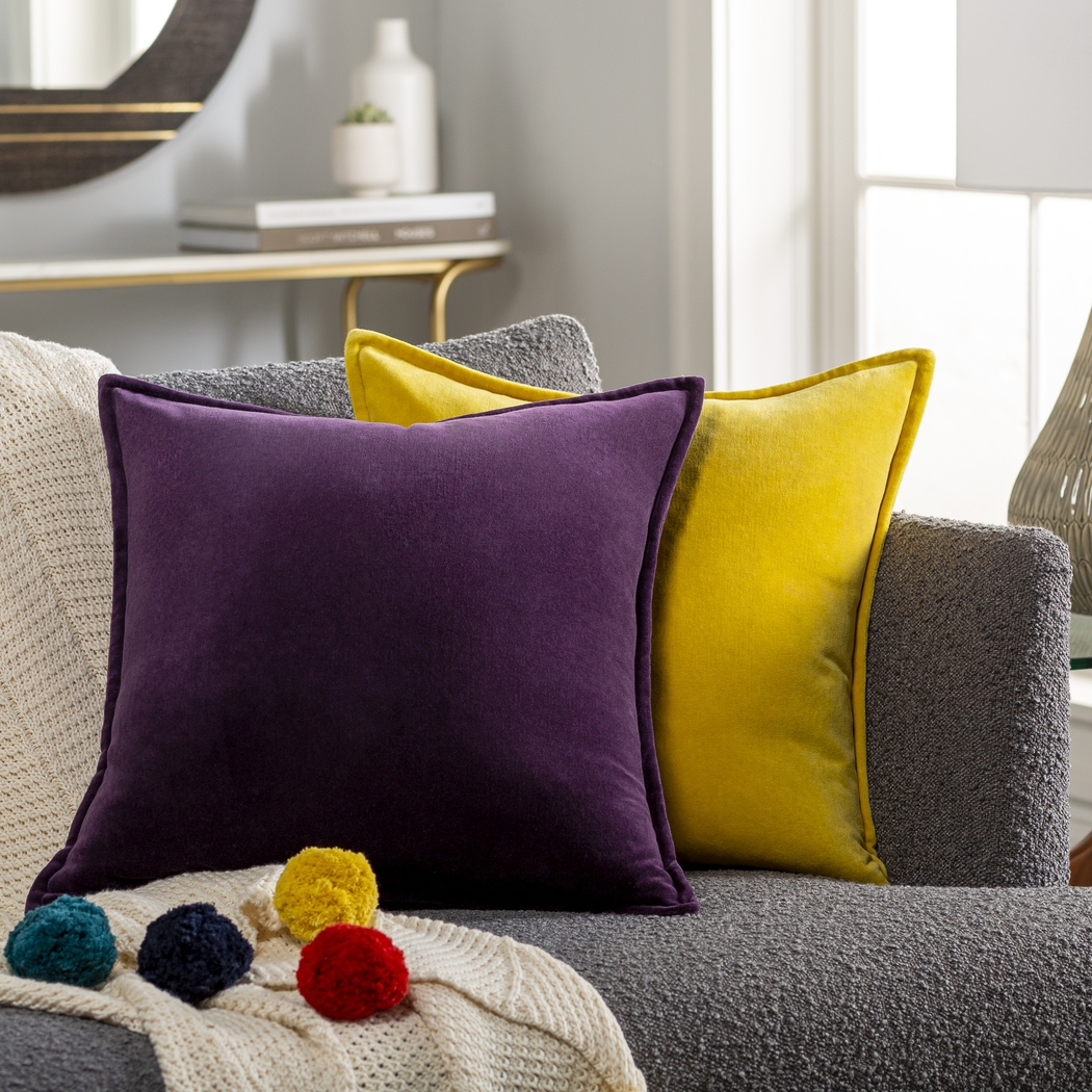 Kaden I Dark Purple Accent Pillow - Thumbnail - Image 2