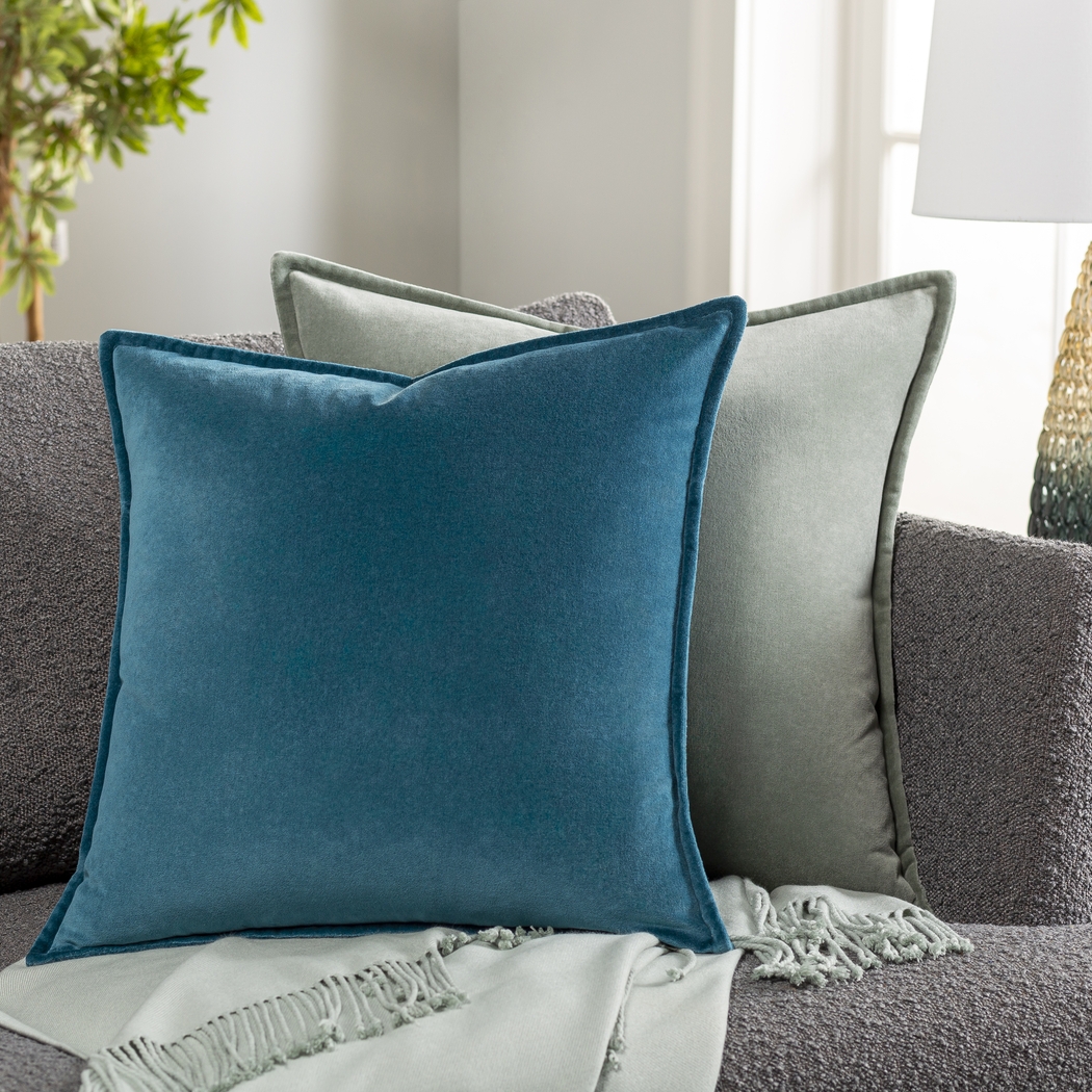 Kaden Teal Accent Pillow - Thumbnail - Image 2