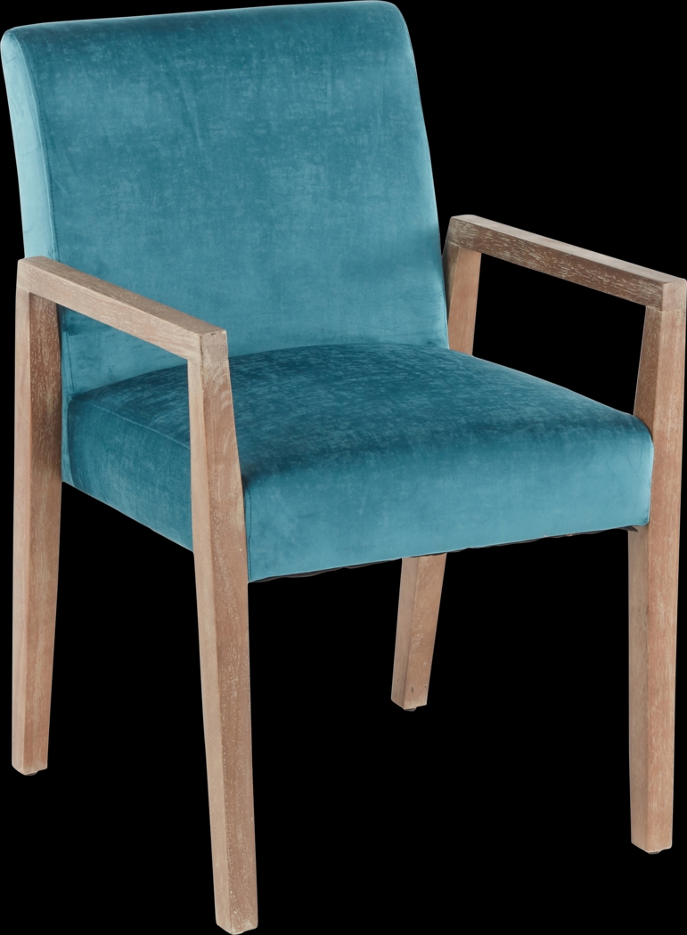 Kadleston II Blue Arm Chair, Set of 2 - Thumbnail - Image 2